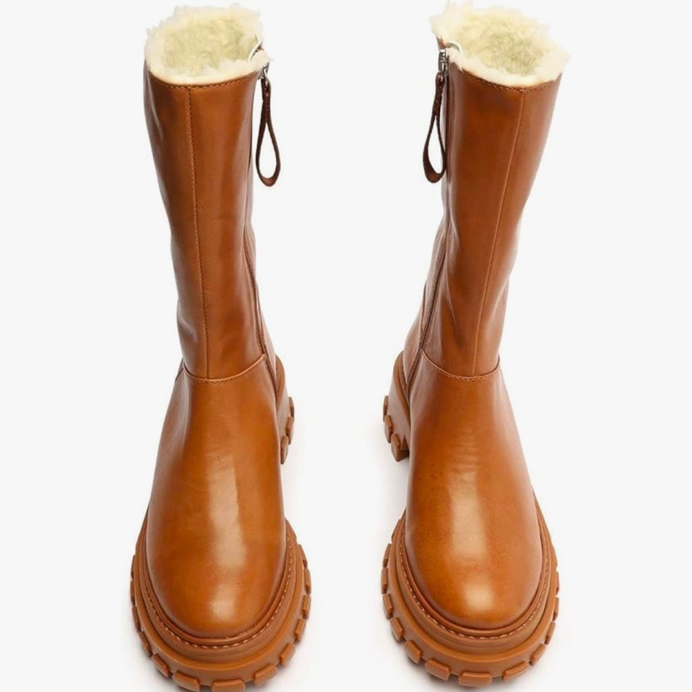 Schultz Leather Boots Brand New